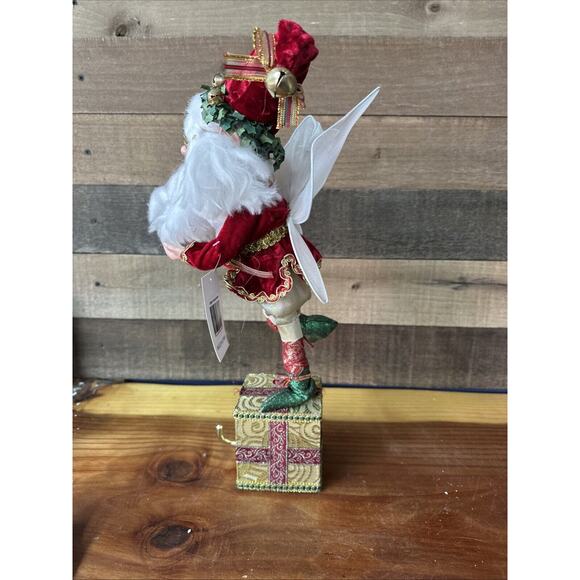 Nicholas Collection by Season's Design Elf Santa Fairy Stocking Holder 16" -flaw - Picture 7 of 7